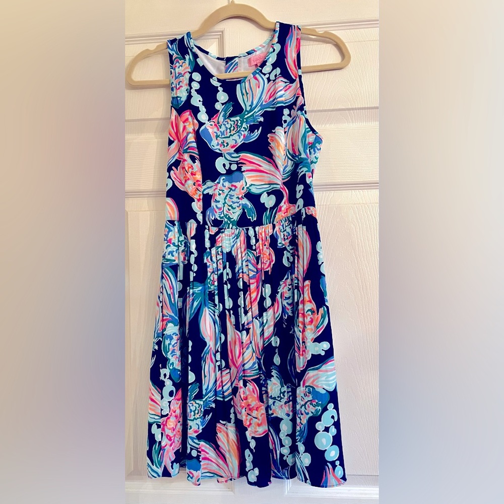Lilly Pulitzer Kassia Dress Going Coastal Print 00 EUC